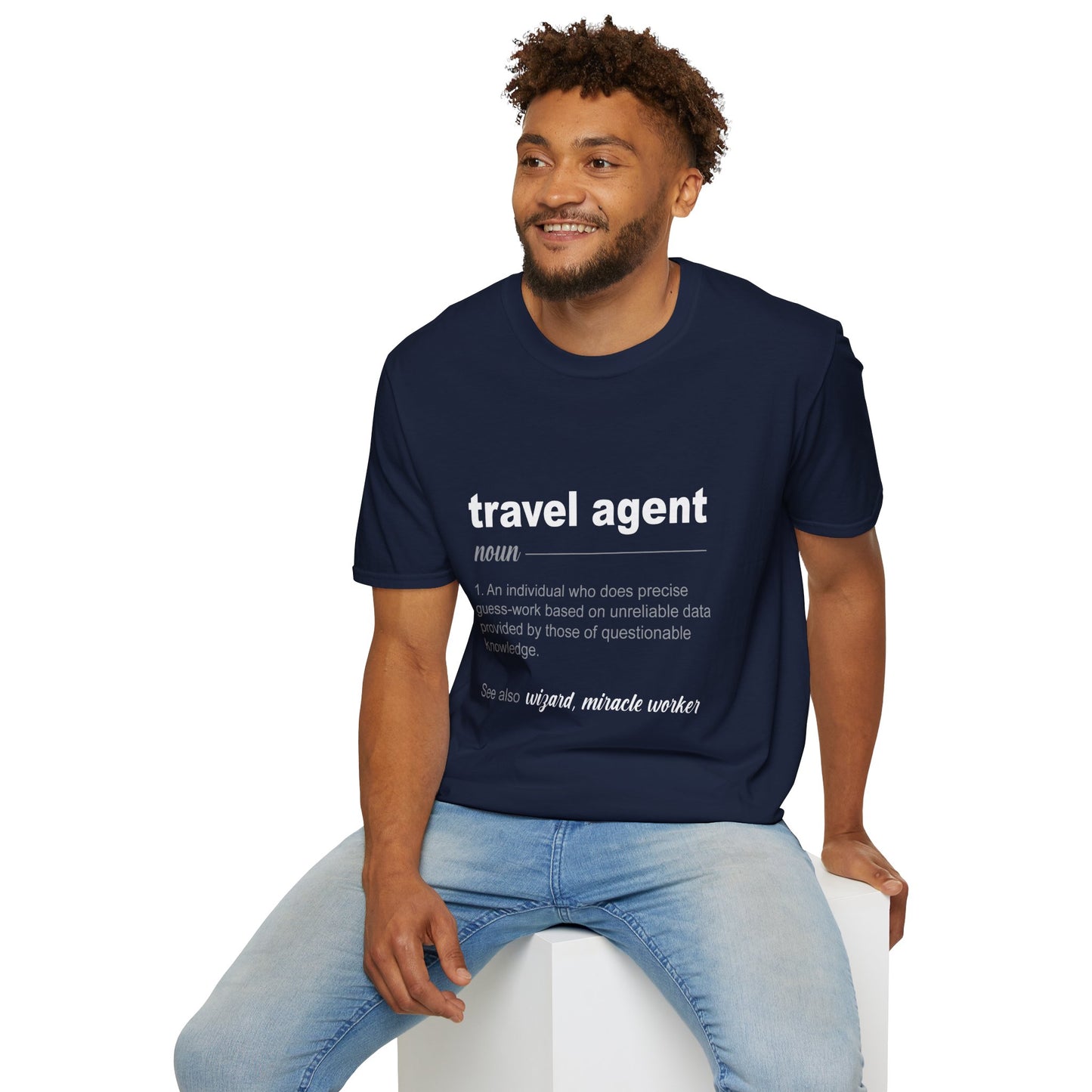 Travel Agent T-Shirt — "Noun - Travel Agent" Graphic Tee