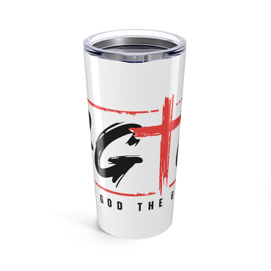 20oz Inspirational Tumbler - Faith & Encouragement - Give God the Glory Travel Mug