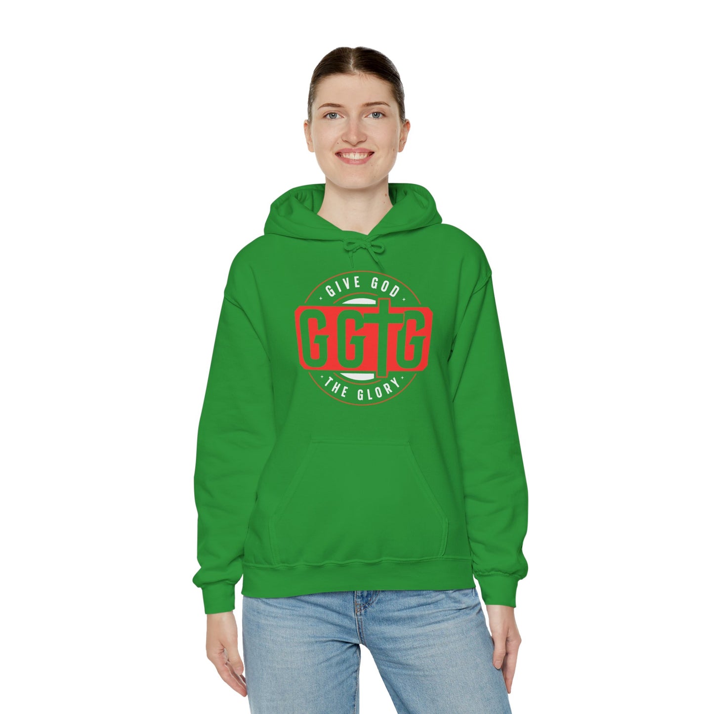 Give God the Glory Unisex Hooded Sweatshirt - Inspirational Comfort Wear