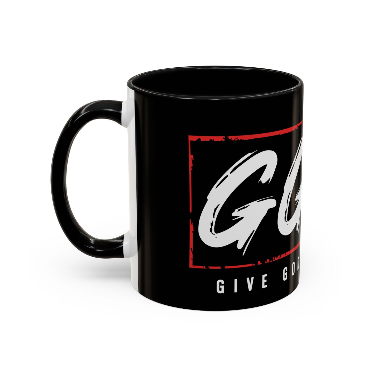 Inspirational Accent Coffee Mug - "Give God the Glory" - Perfect for Faith-Based Gifts
