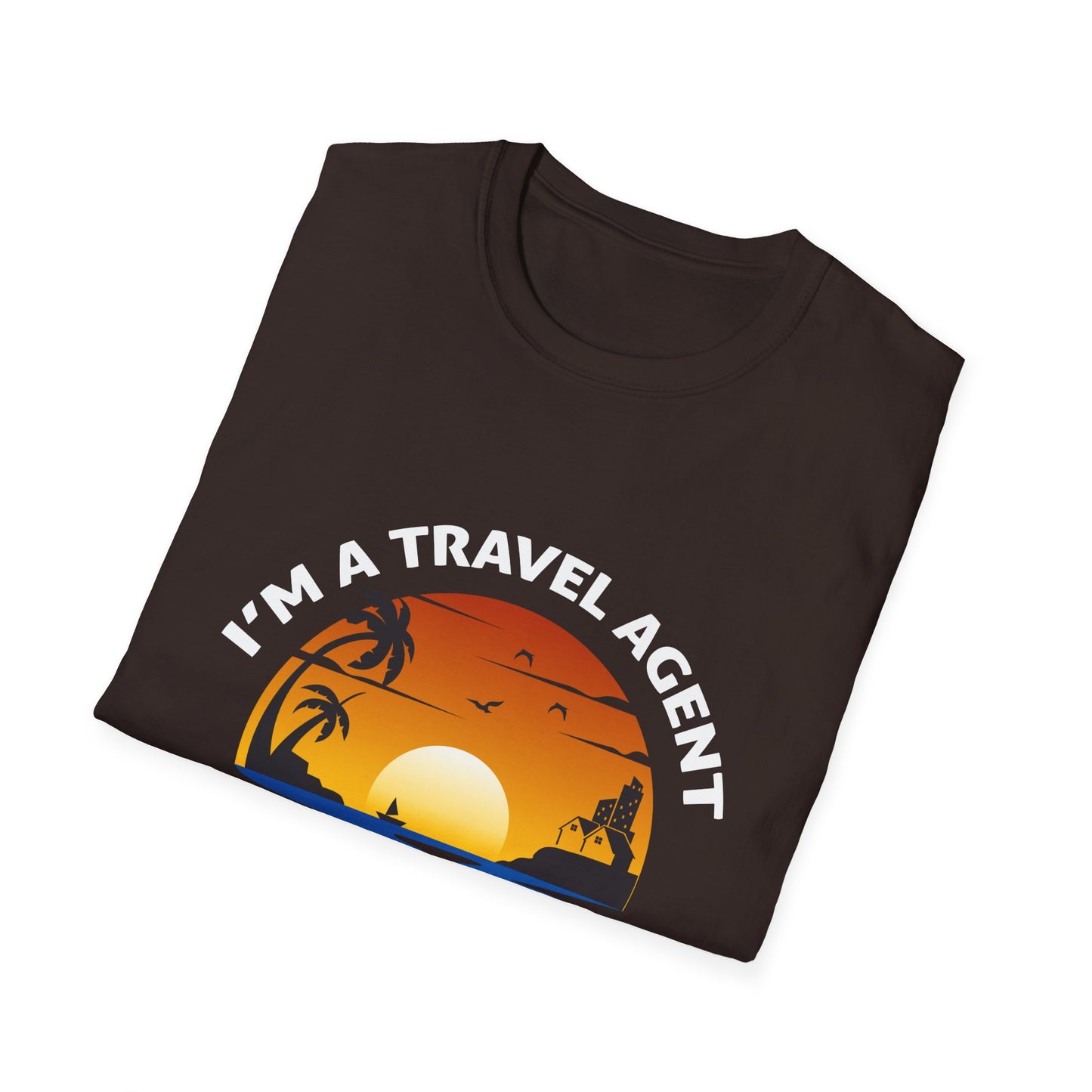 Travel Agent T-Shirt — "Super Power - Travel Agent" Graphic Tee