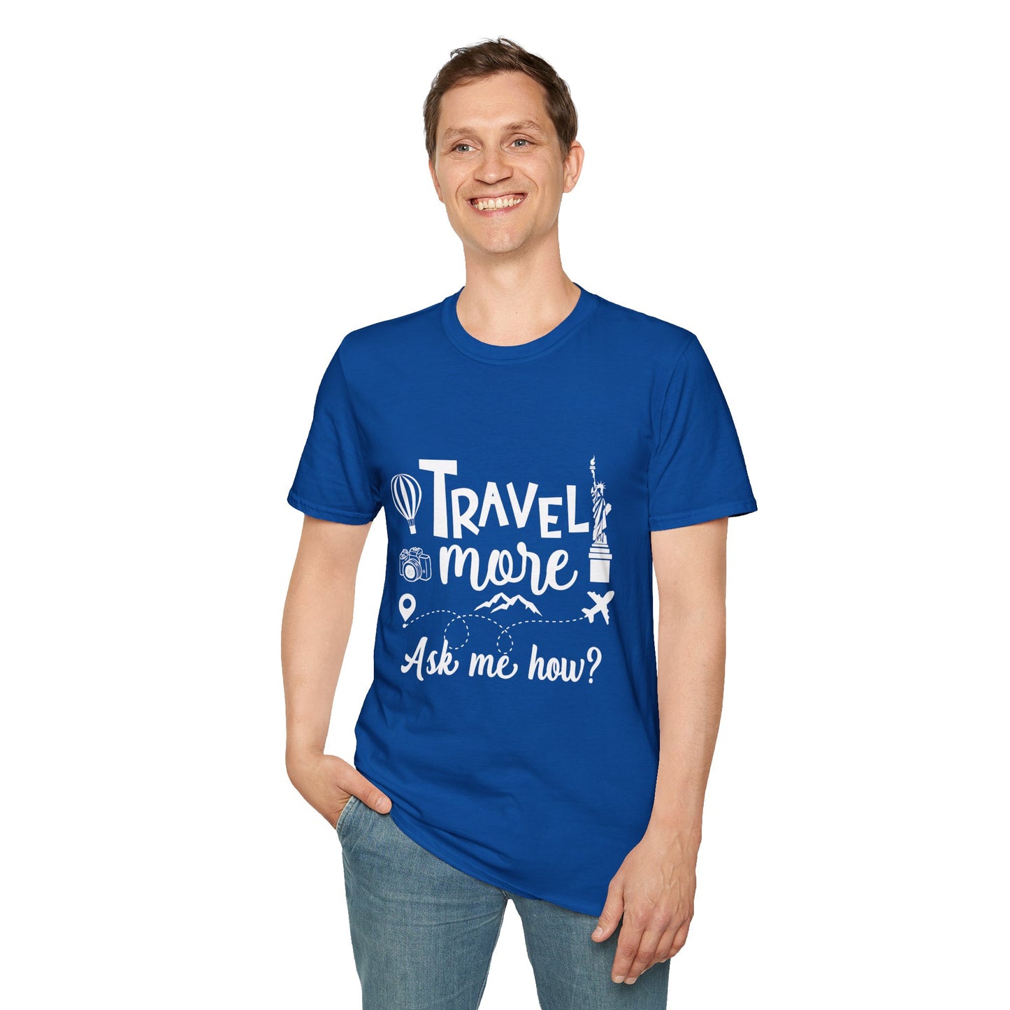 Travel Agent T-Shirt — " Travel More Travel Agent" Graphic Tee
