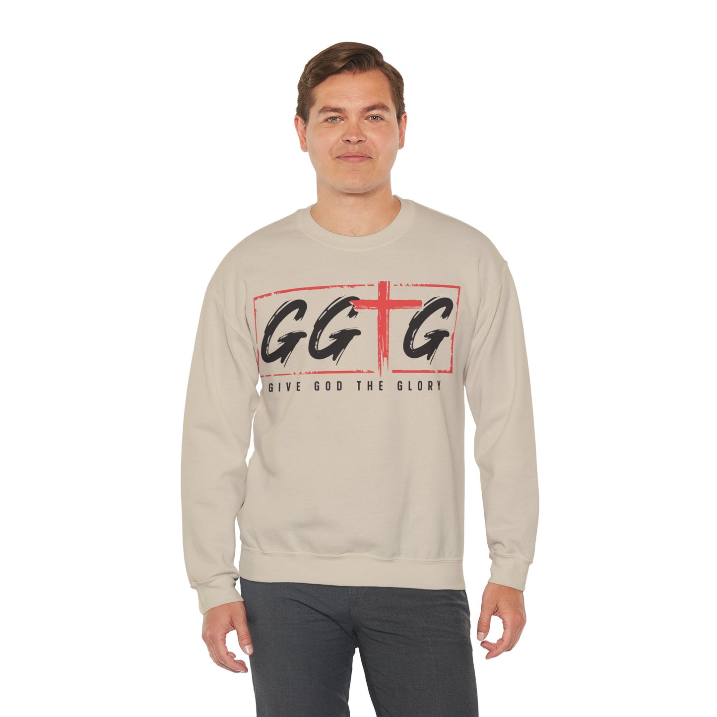 Unisex Crewneck Sweatshirt - "Give God the Glory" & "Tell Your Story" Design