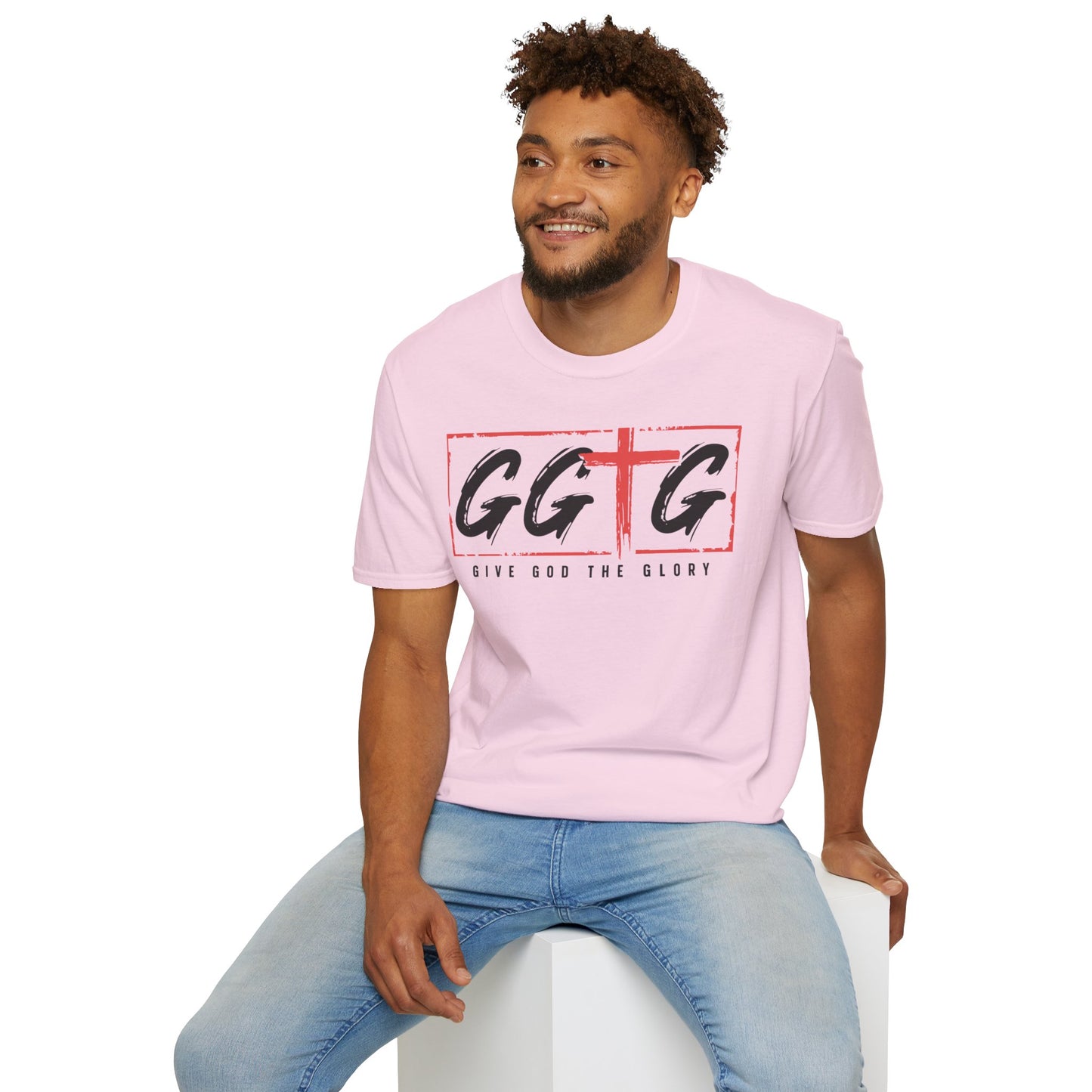 Unisex Inspirational T-Shirt - 'Give God the Glory' & 'Tell Your Story'