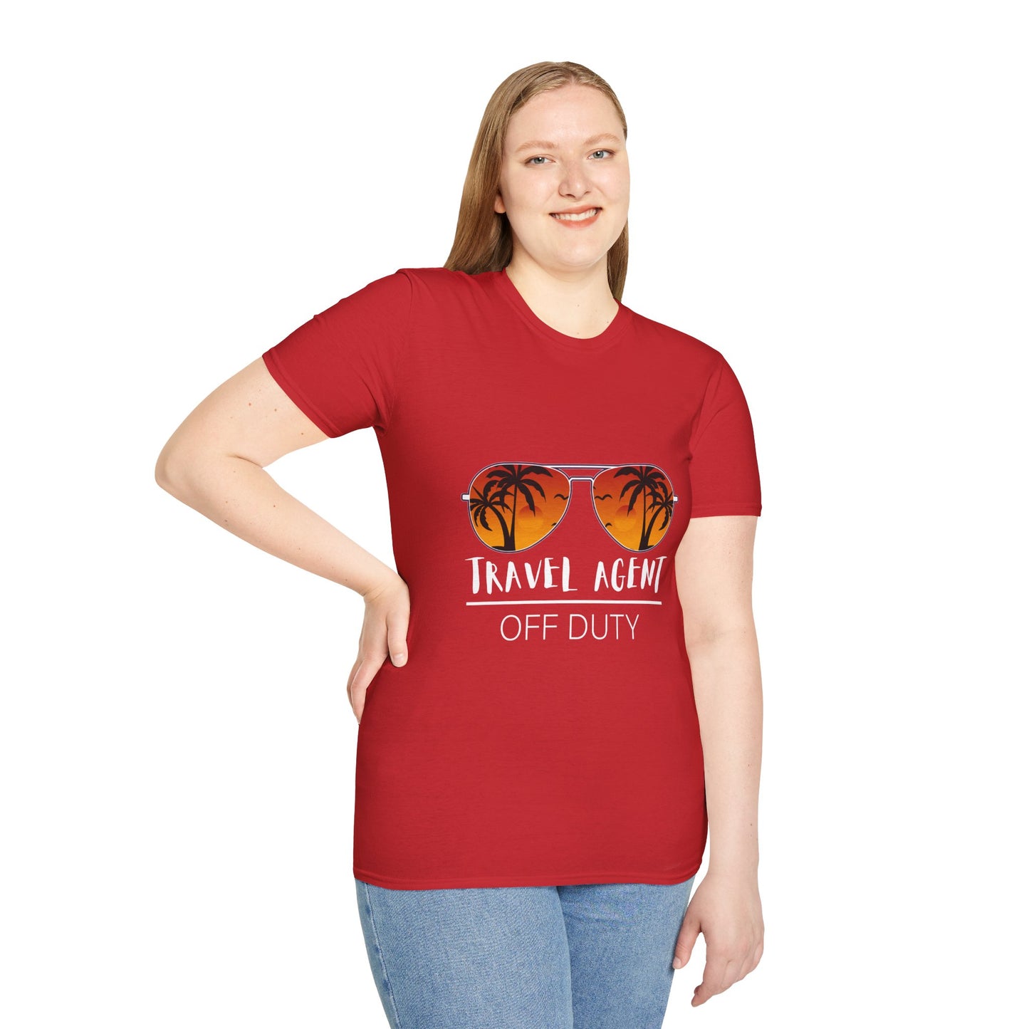 Travel Agent T-Shirt — "Off Duty - Travel Agent" Graphic Tee