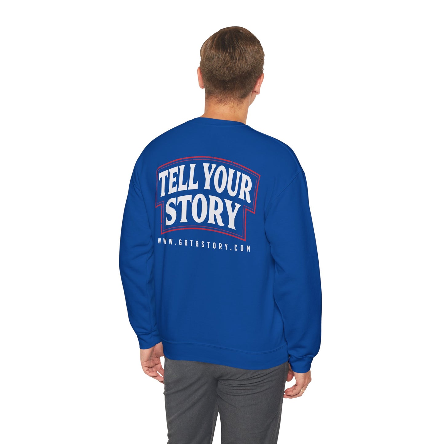 Christian Motivational Crewneck Sweatshirt - 'Give God the Glory'