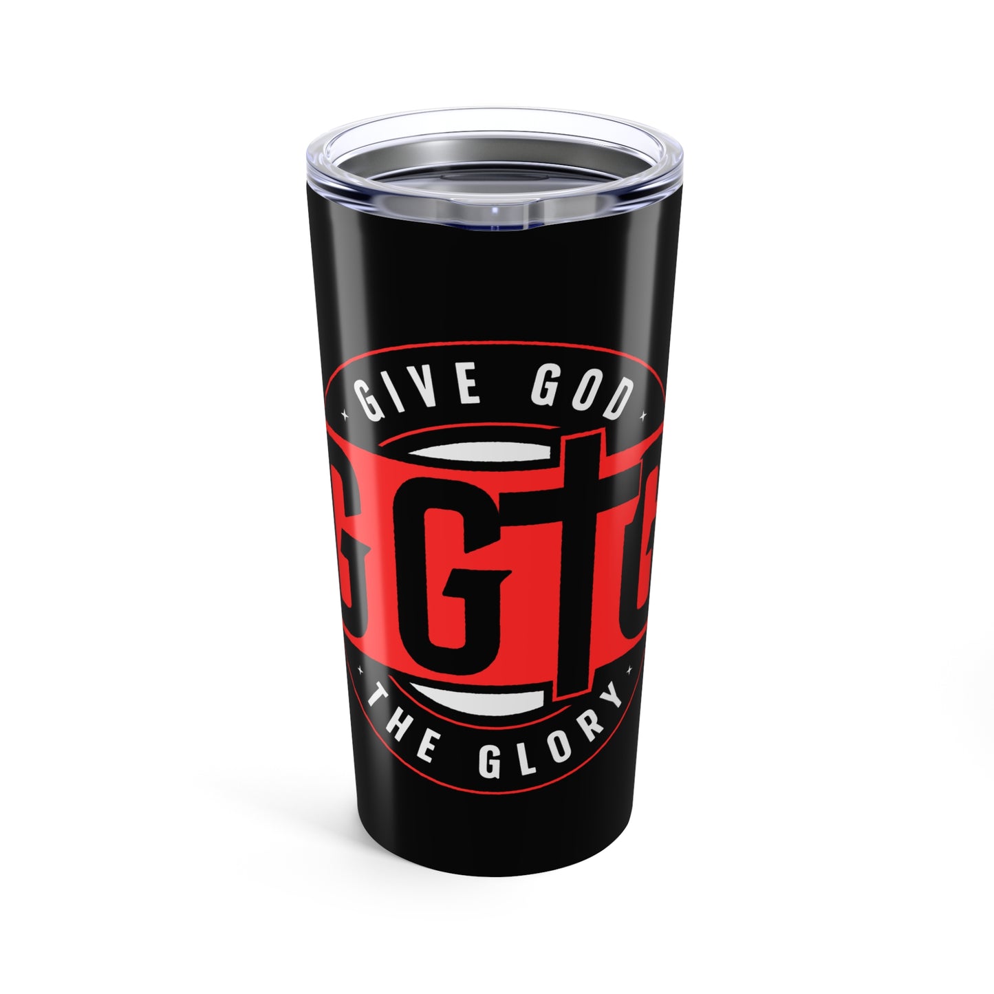 20oz Inspirational Tumbler - "Give God the Glory" - Share Your Story Travel Mug