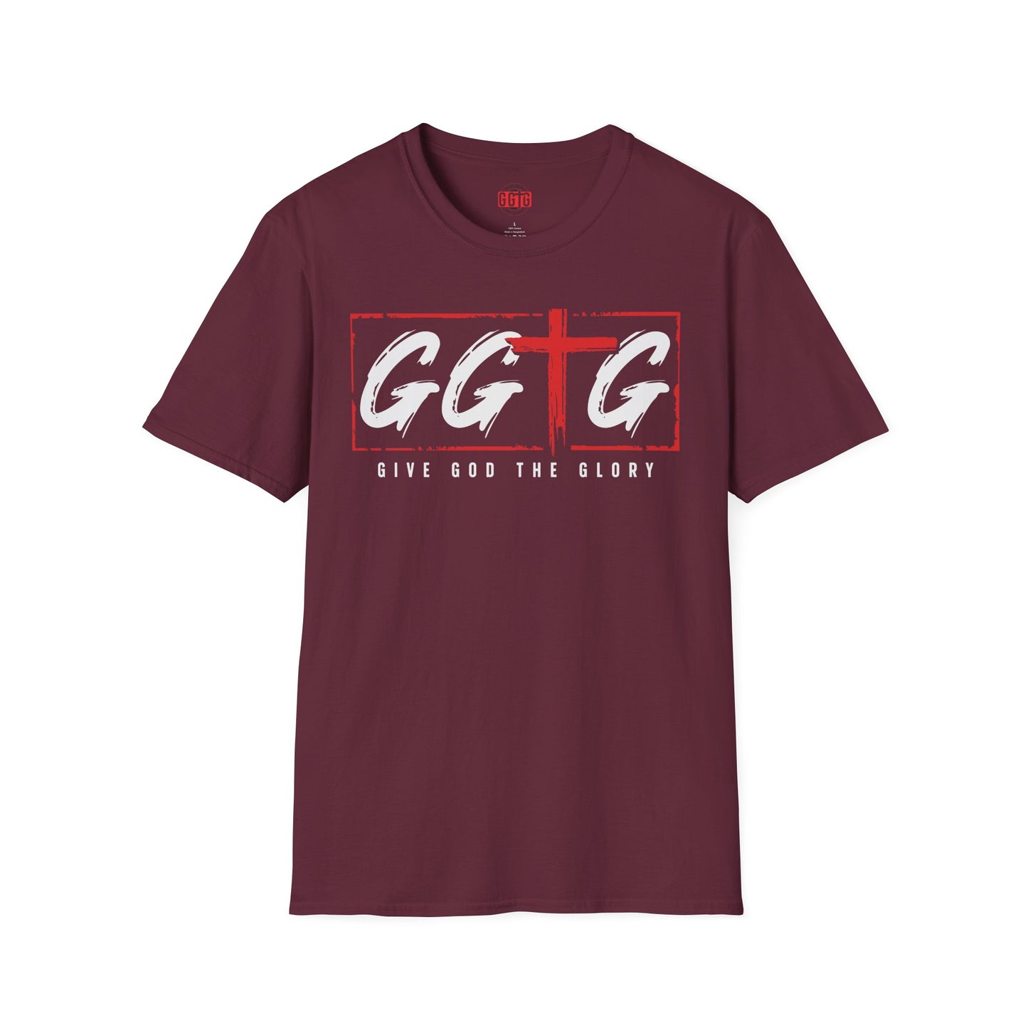 Unisex Softstyle T-Shirt  Inspirational - "Give God the Glory" & "Tell Your Story"