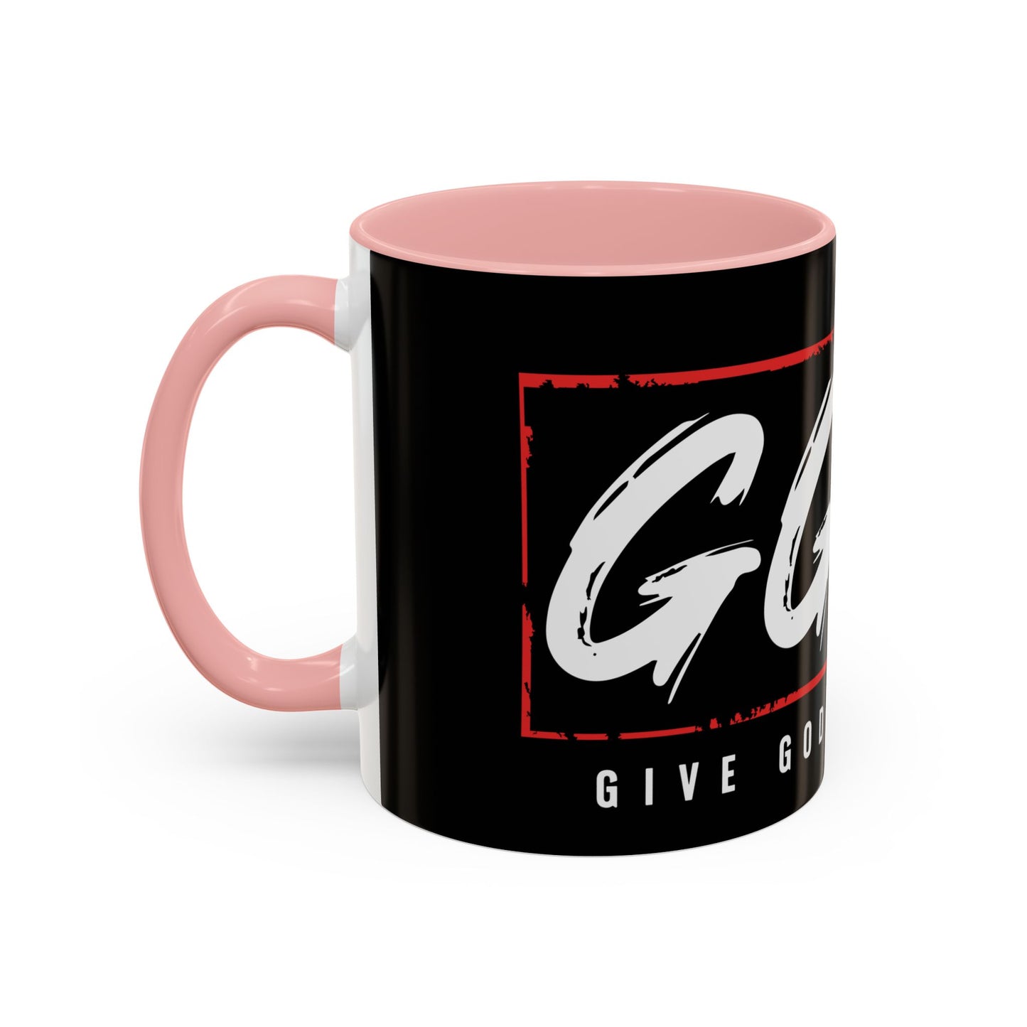 Inspirational Accent Coffee Mug - "Give God the Glory" - Perfect for Faith-Based Gifts