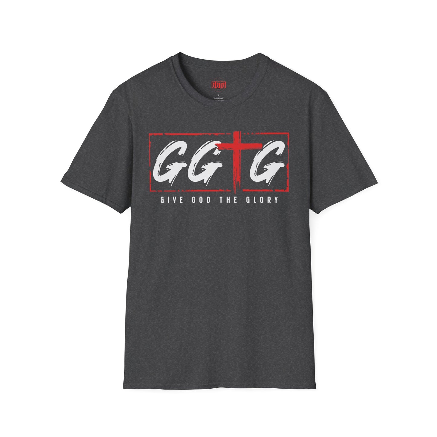 Unisex Softstyle T-Shirt  Inspirational - "Give God the Glory" & "Tell Your Story"