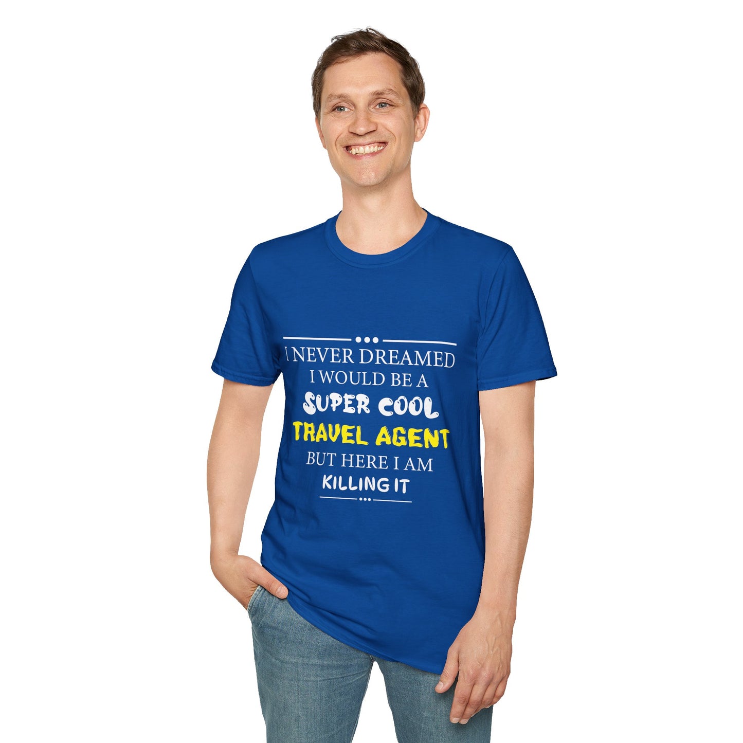 Travel Agent T-Shirt — "Super Cool - Travel Agent" Graphic Tee