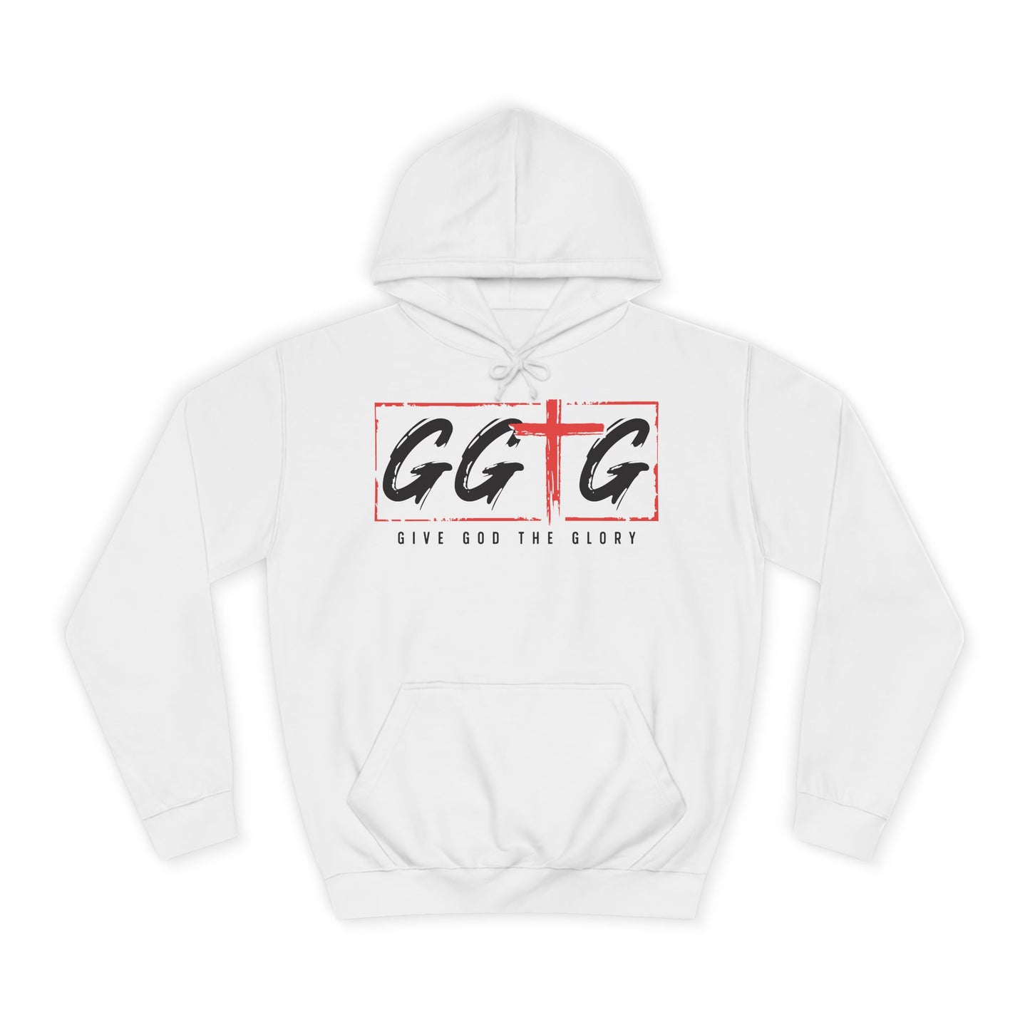 Unisex College Hoodie - Give God The Glory & Tell Your Story