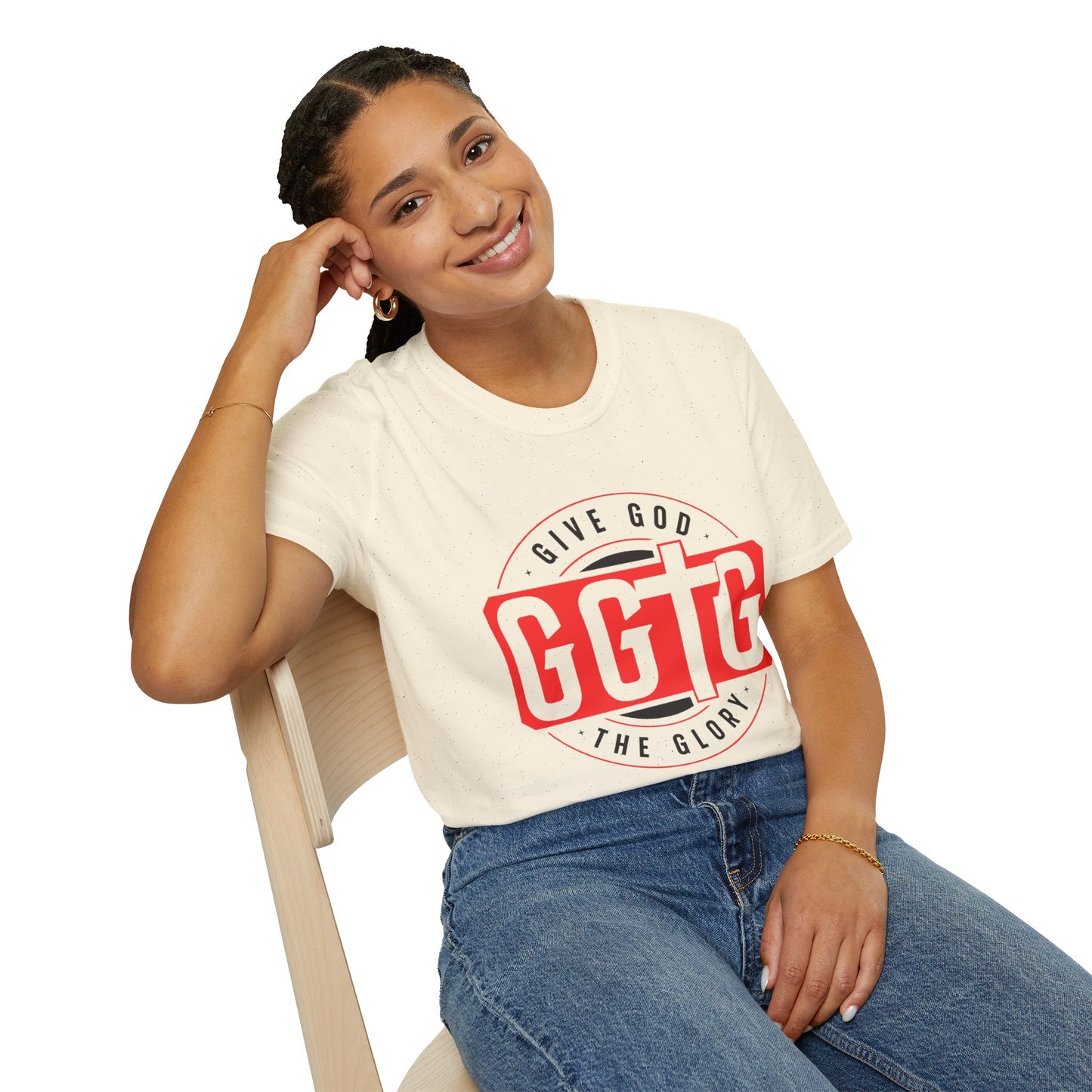 Inspirational Unisex T-Shirt - "Give God The Glory" & "Tell Your Story"