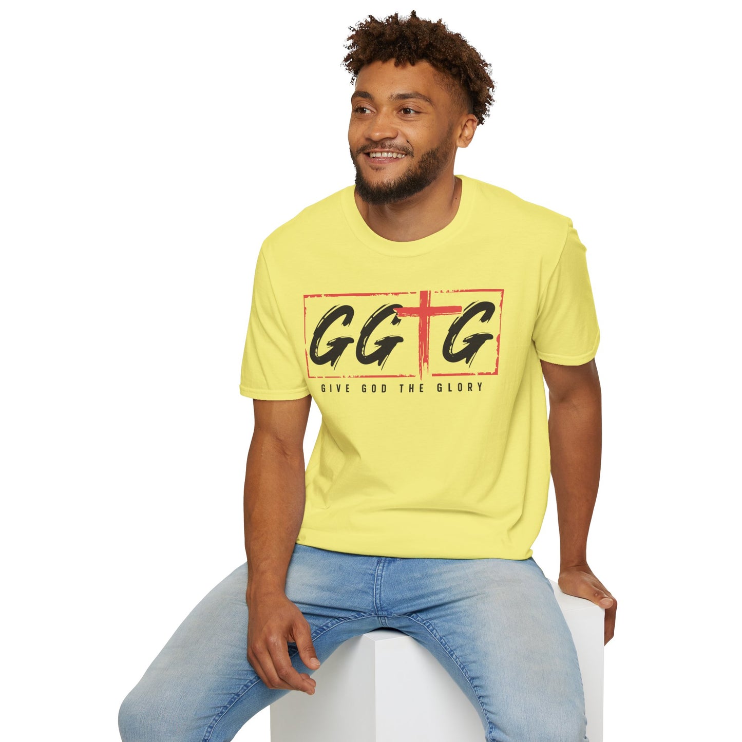 Unisex Inspirational T-Shirt - 'Give God the Glory' & 'Tell Your Story'