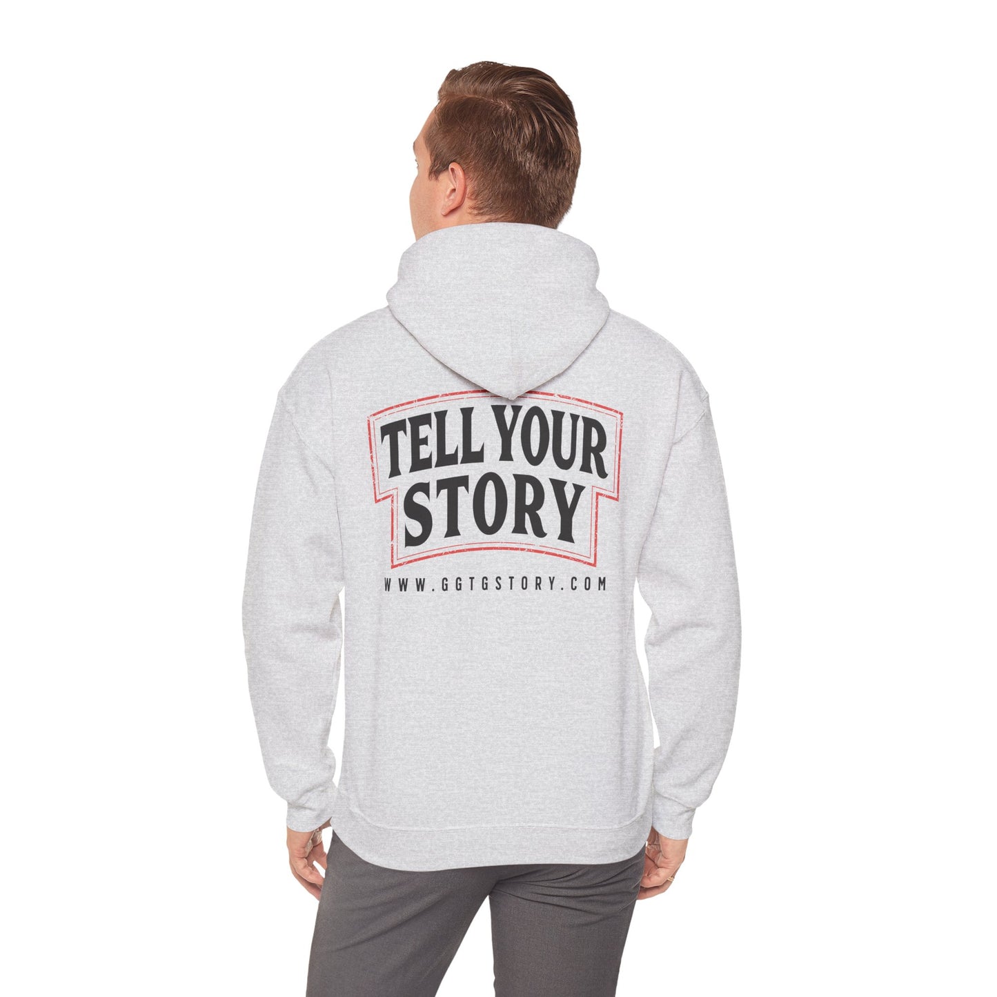 Inspirational Unisex Hoodie - "Give Good The Glory" & "Tell Your Story" Design