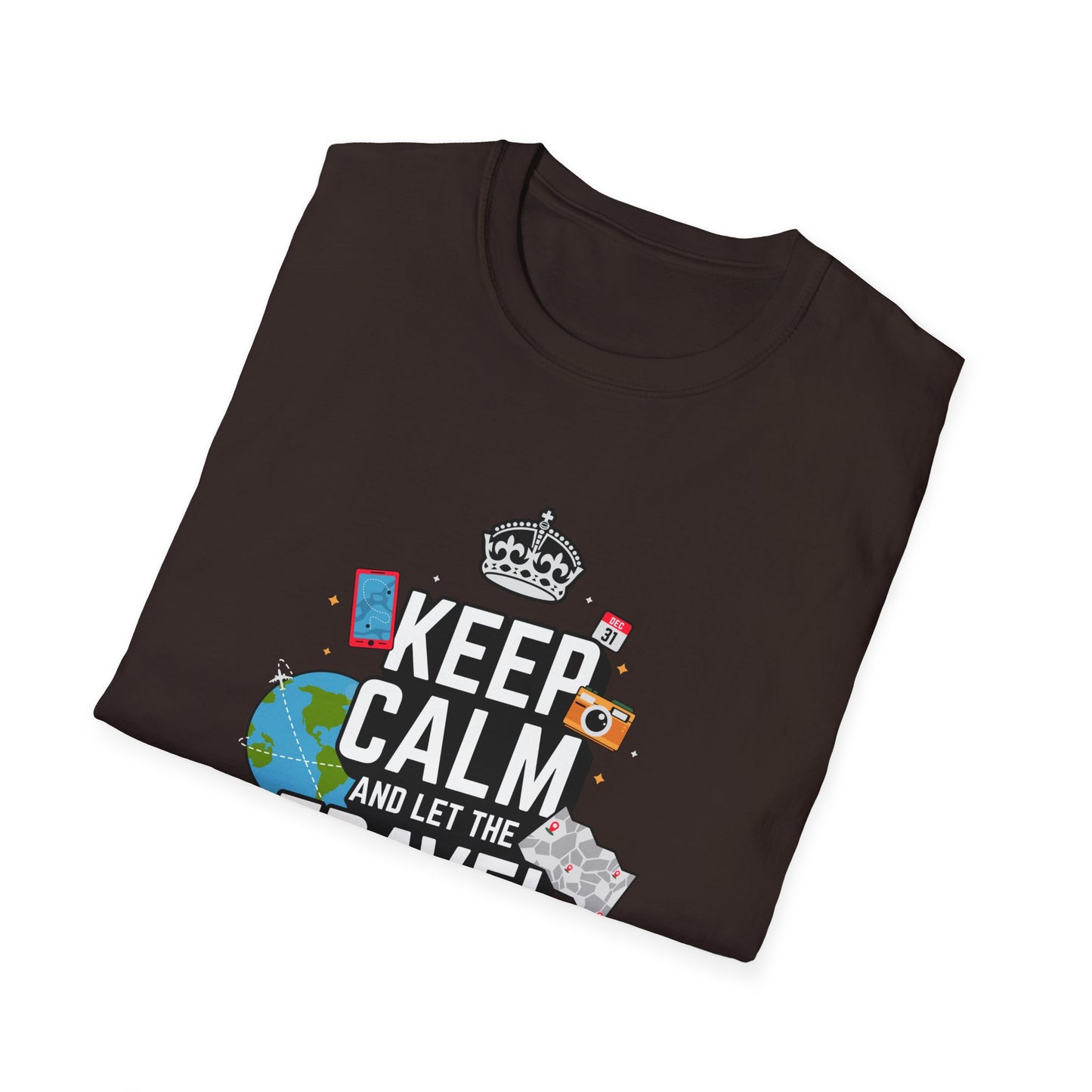 Travel Agent T-Shirt — "Keep Calm Travel Agent" Graphic Tee