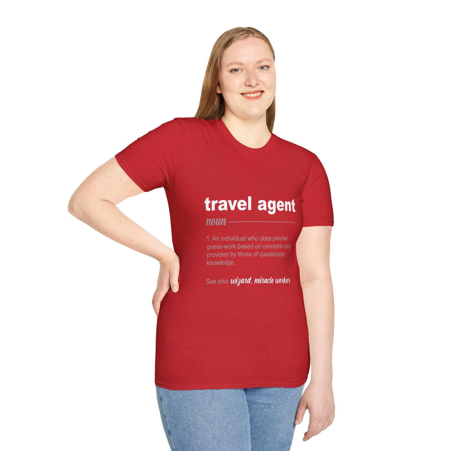 Travel Agent T-Shirt — "Noun - Travel Agent" Graphic Tee