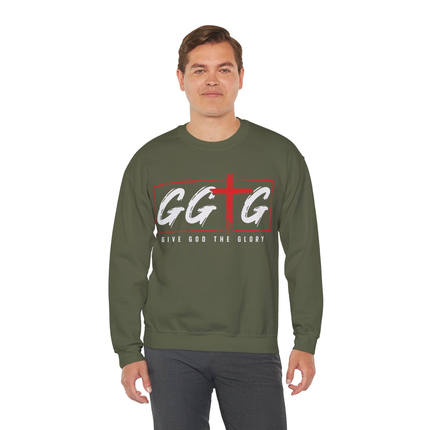 Inspiring Unisex Crewneck Sweatshirt - "Tell Your Story" Design