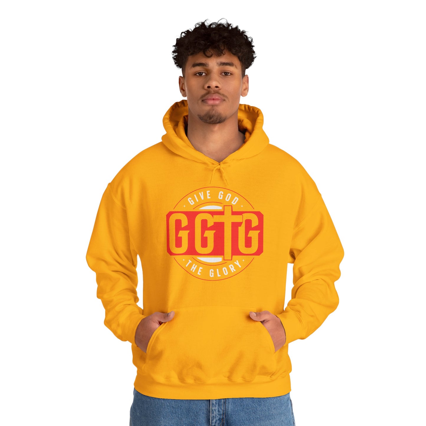 Give God the Glory Unisex Hooded Sweatshirt - Inspirational Comfort Wear