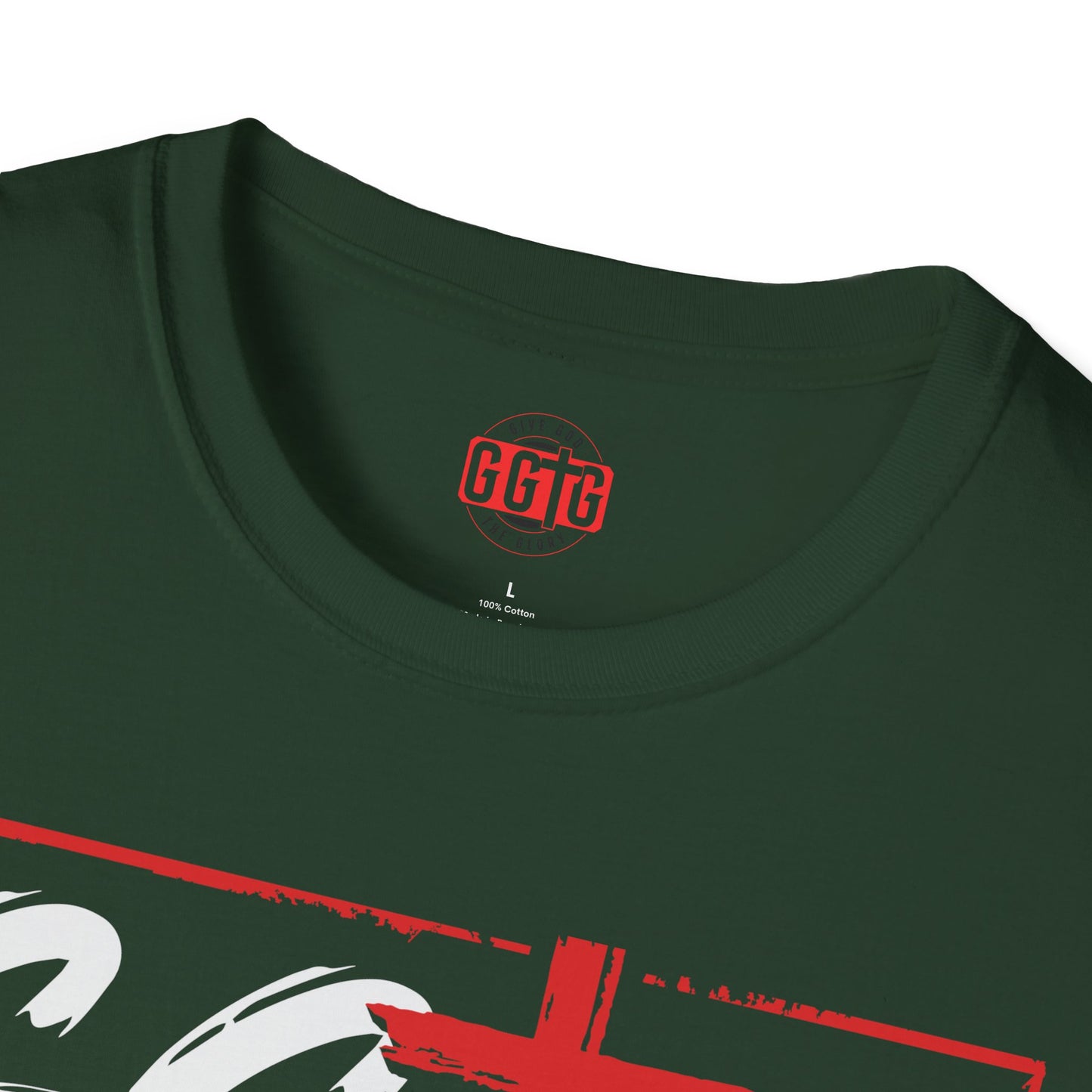Unisex Softstyle T-Shirt  Inspirational - "Give God the Glory" & "Tell Your Story"