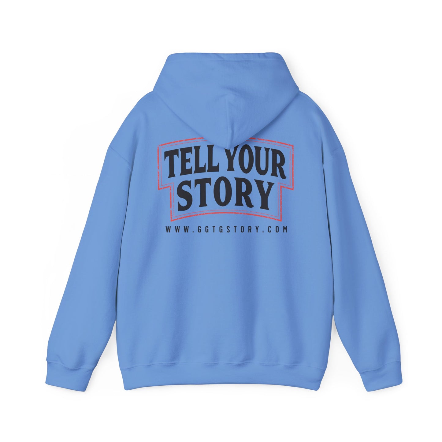 Inspirational Unisex Hoodie - "Give Good The Glory" & "Tell Your Story" Design