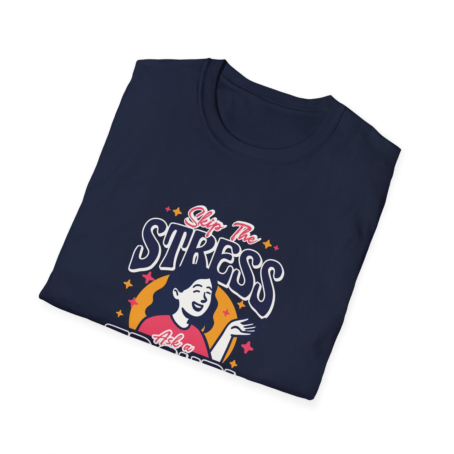 Travel Agent T-Shirt — " Skip the Stress Call a Travel Agent" Graphic Tee