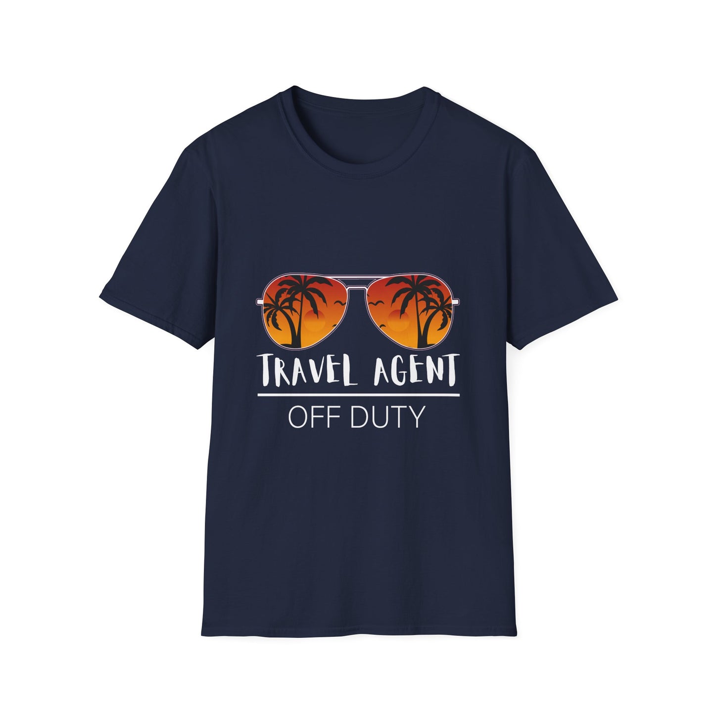 Travel Agent T-Shirt — "Off Duty - Travel Agent" Graphic Tee