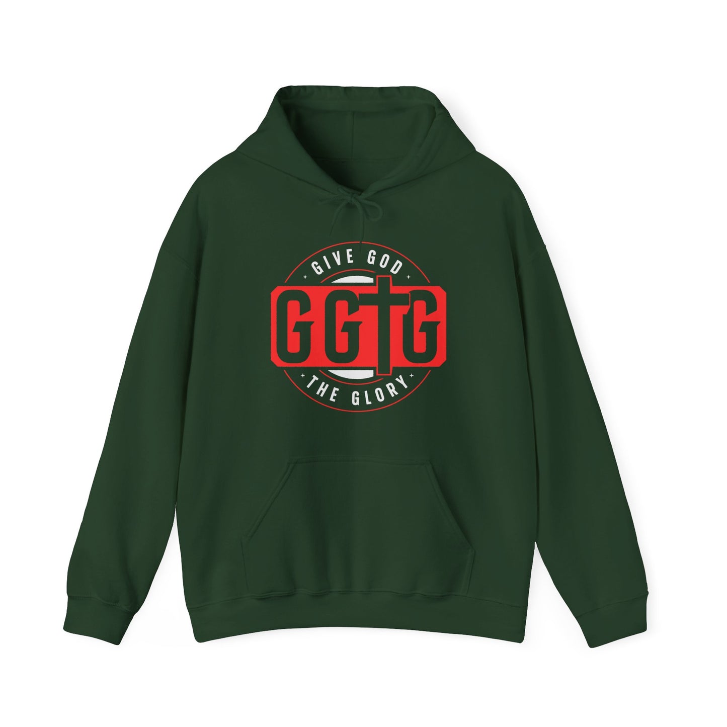 Give God the Glory Unisex Hooded Sweatshirt - Inspirational Comfort Wear