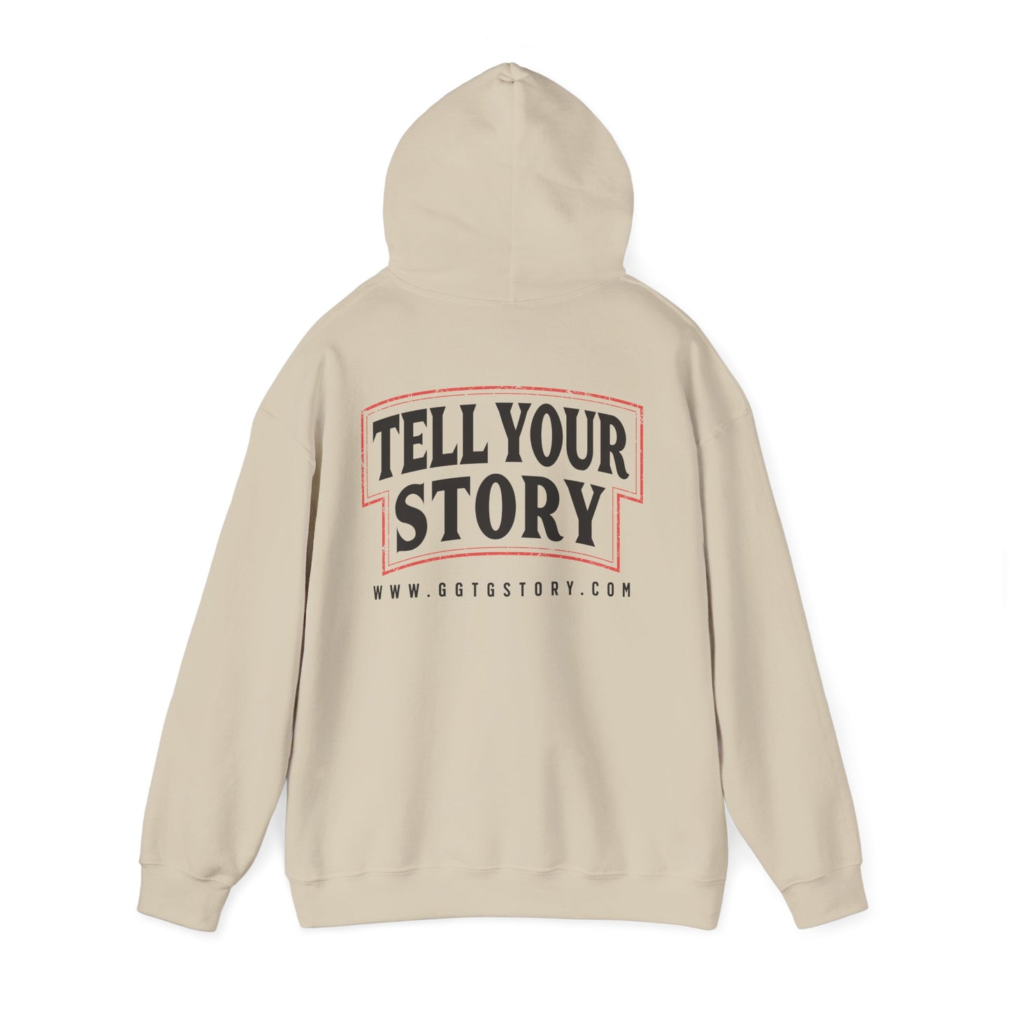 Inspirational Unisex Hoodie - "Give Good The Glory" & "Tell Your Story" Design