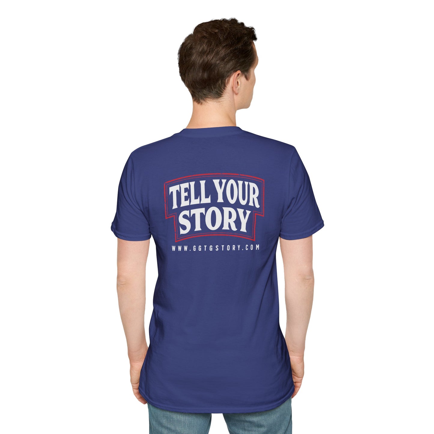 Unisex Softstyle T-Shirt - 'Give God the Glory & Tell Your Story' Inspirational Tee