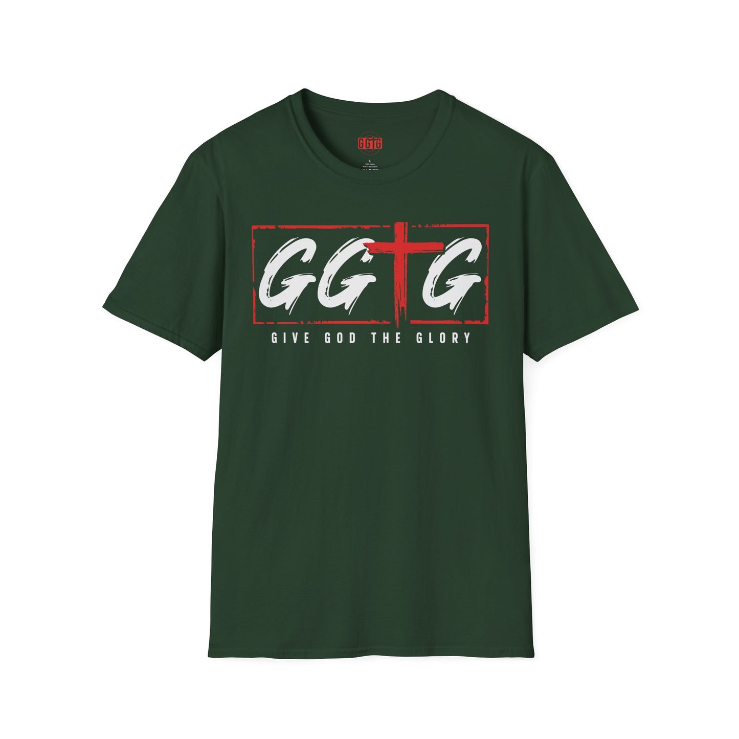 Unisex Softstyle T-Shirt  Inspirational - "Give God the Glory" & "Tell Your Story"