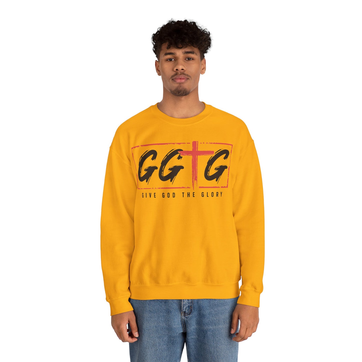 Unisex Crewneck Sweatshirt - "Give God the Glory" & "Tell Your Story" Design