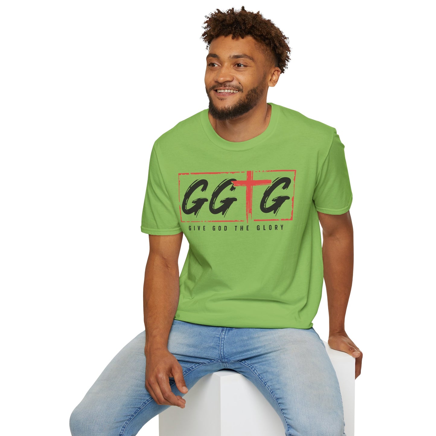 Unisex Inspirational T-Shirt - 'Give God the Glory' & 'Tell Your Story'