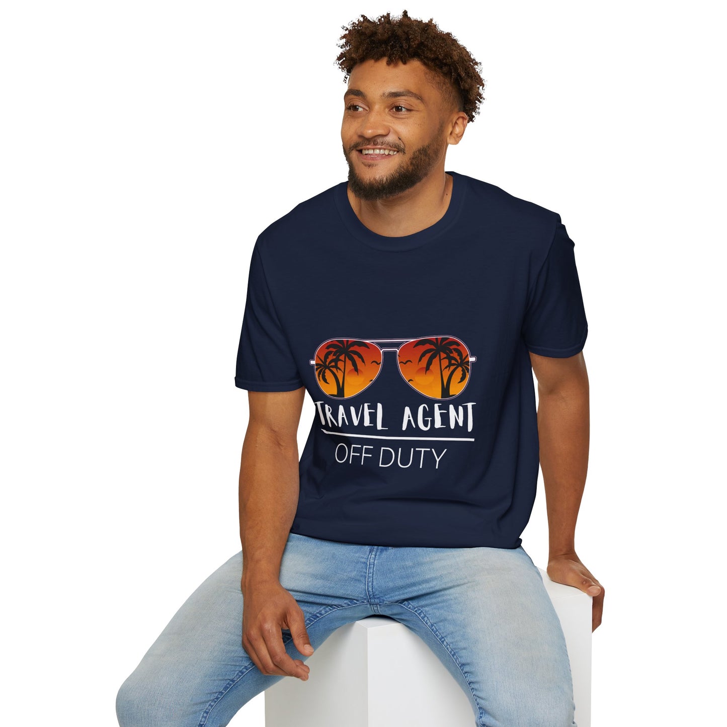 Travel Agent T-Shirt — "Off Duty - Travel Agent" Graphic Tee
