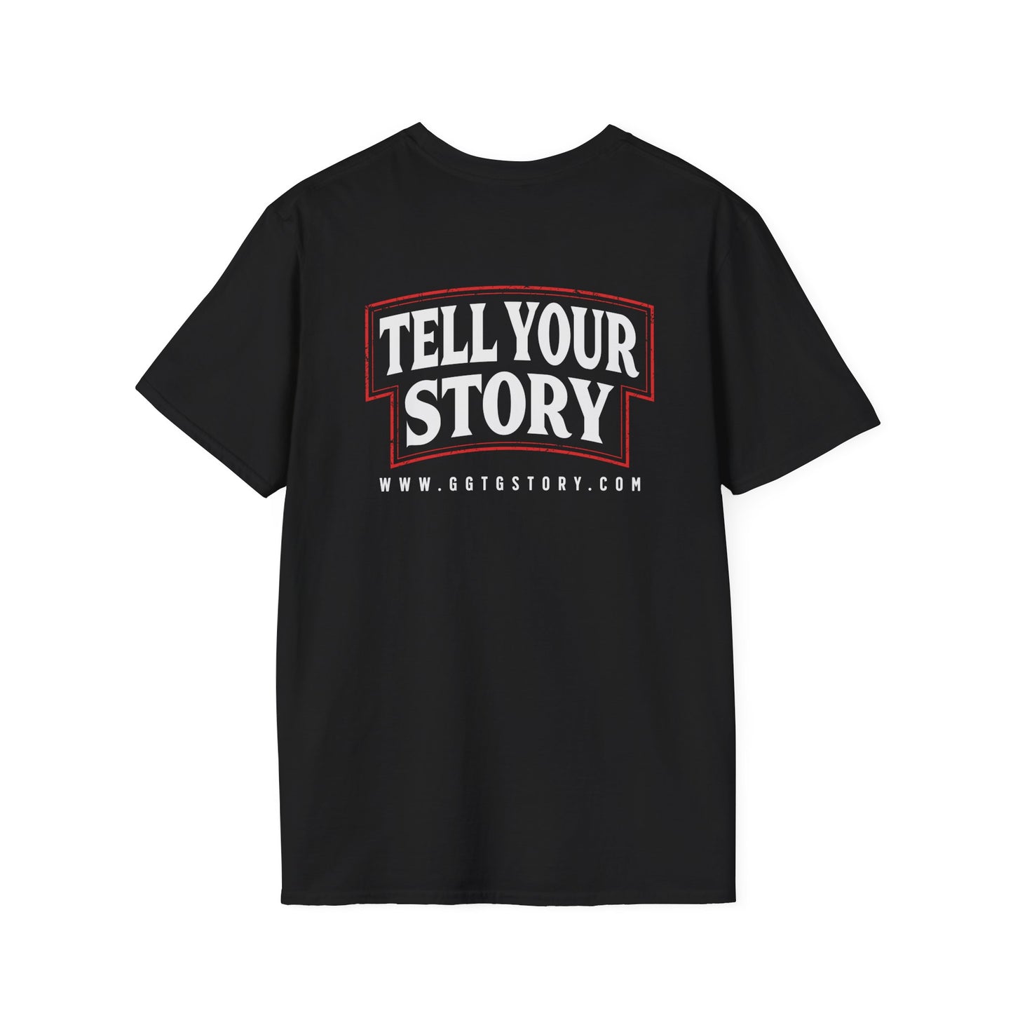 Unisex Softstyle T-Shirt - 'Give God the Glory & Tell Your Story' Inspirational Tee