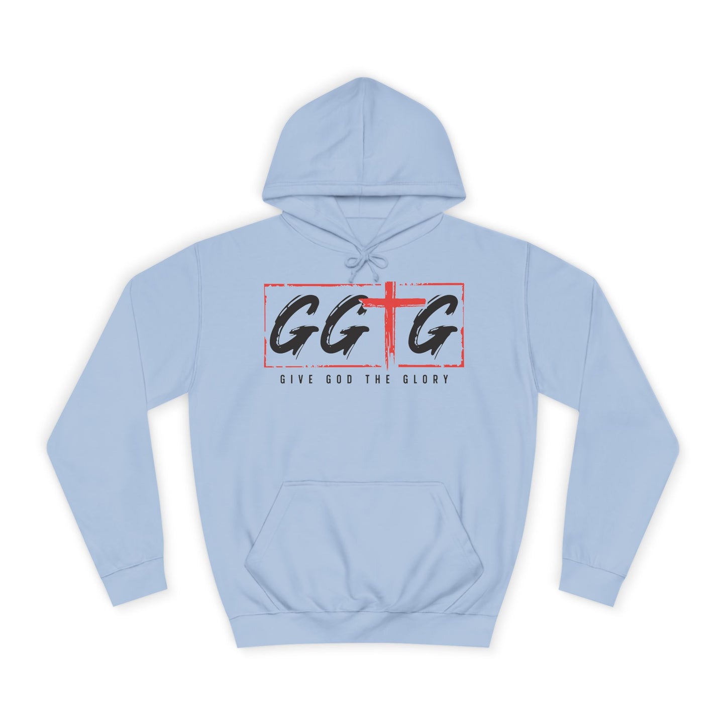 Unisex College Hoodie - Give God The Glory & Tell Your Story