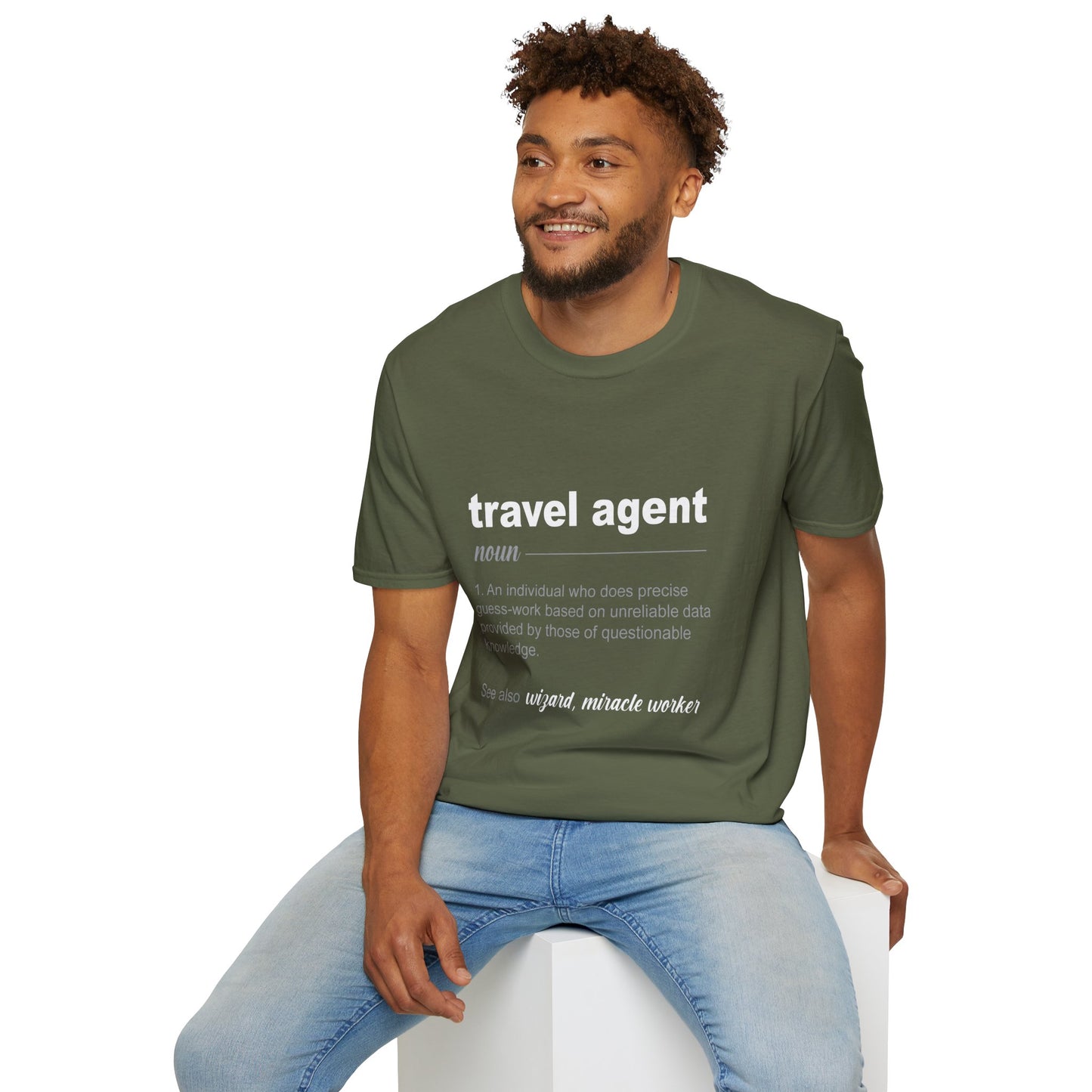 Travel Agent T-Shirt — "Noun - Travel Agent" Graphic Tee