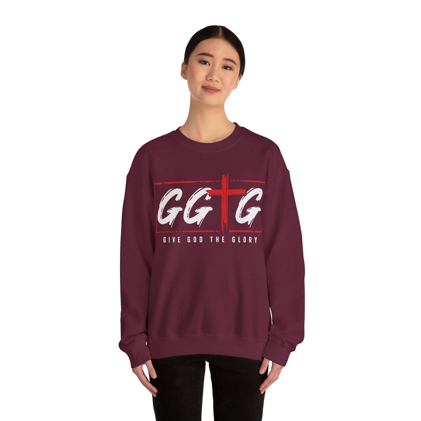 Inspiring Unisex Crewneck Sweatshirt - "Tell Your Story" Design