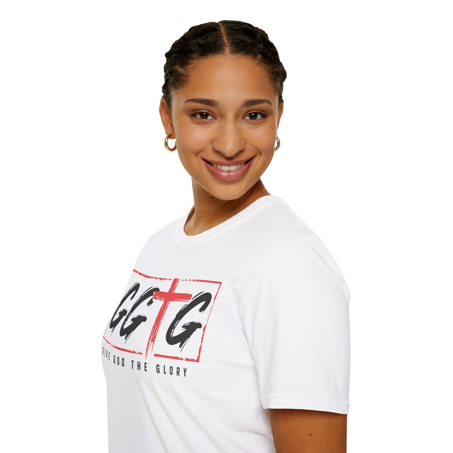 Unisex Inspirational T-Shirt - 'Give God the Glory' & 'Tell Your Story'