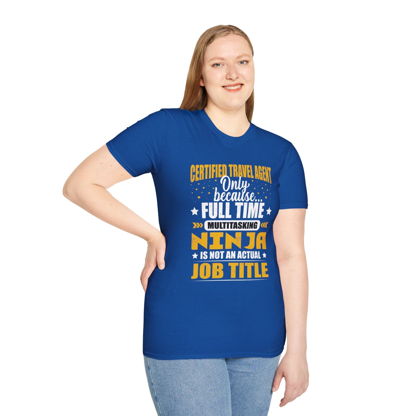 Travel Agent T-Shirt — "Ninja - Travel Agent" Graphic Tee