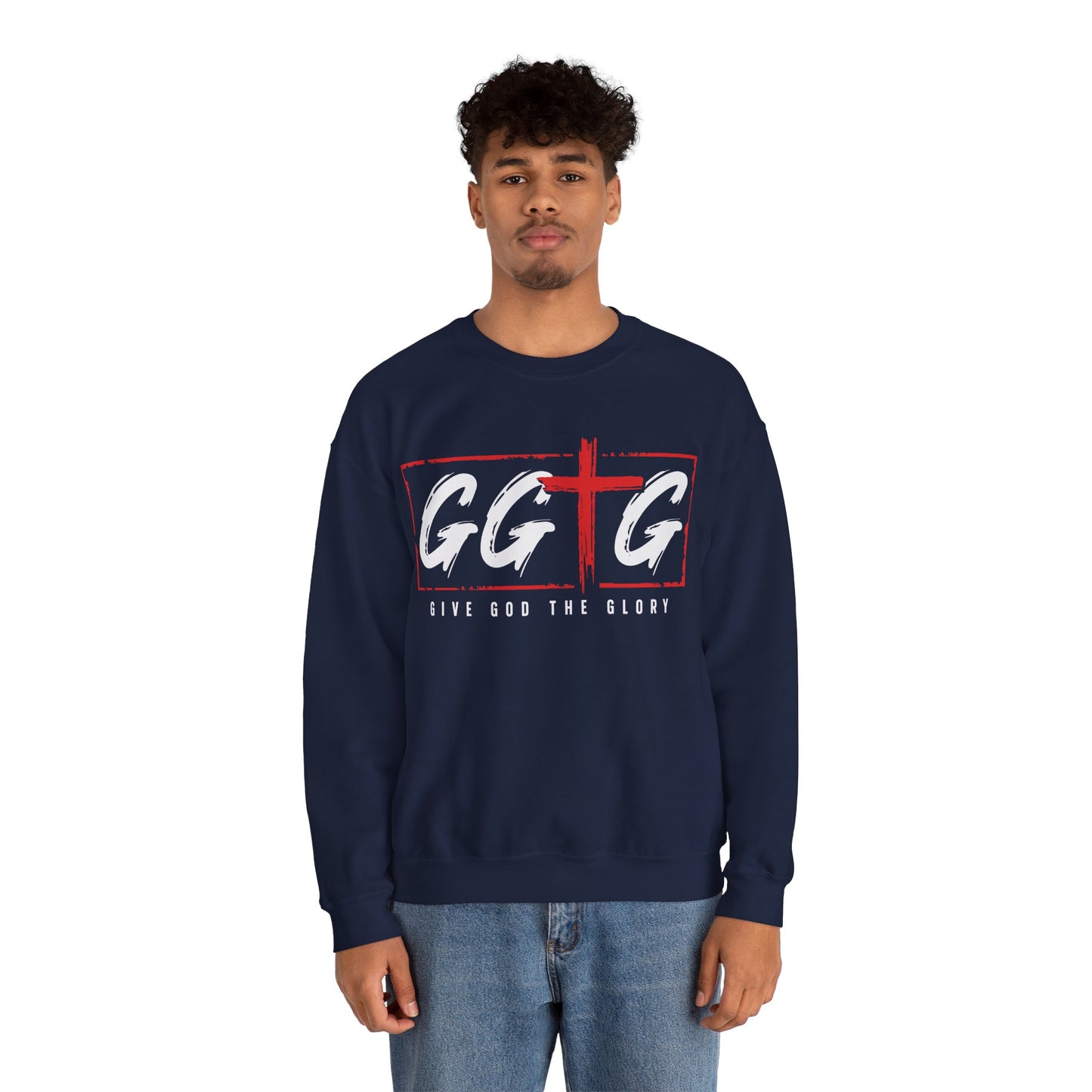 Inspiring Unisex Crewneck Sweatshirt - "Tell Your Story" Design