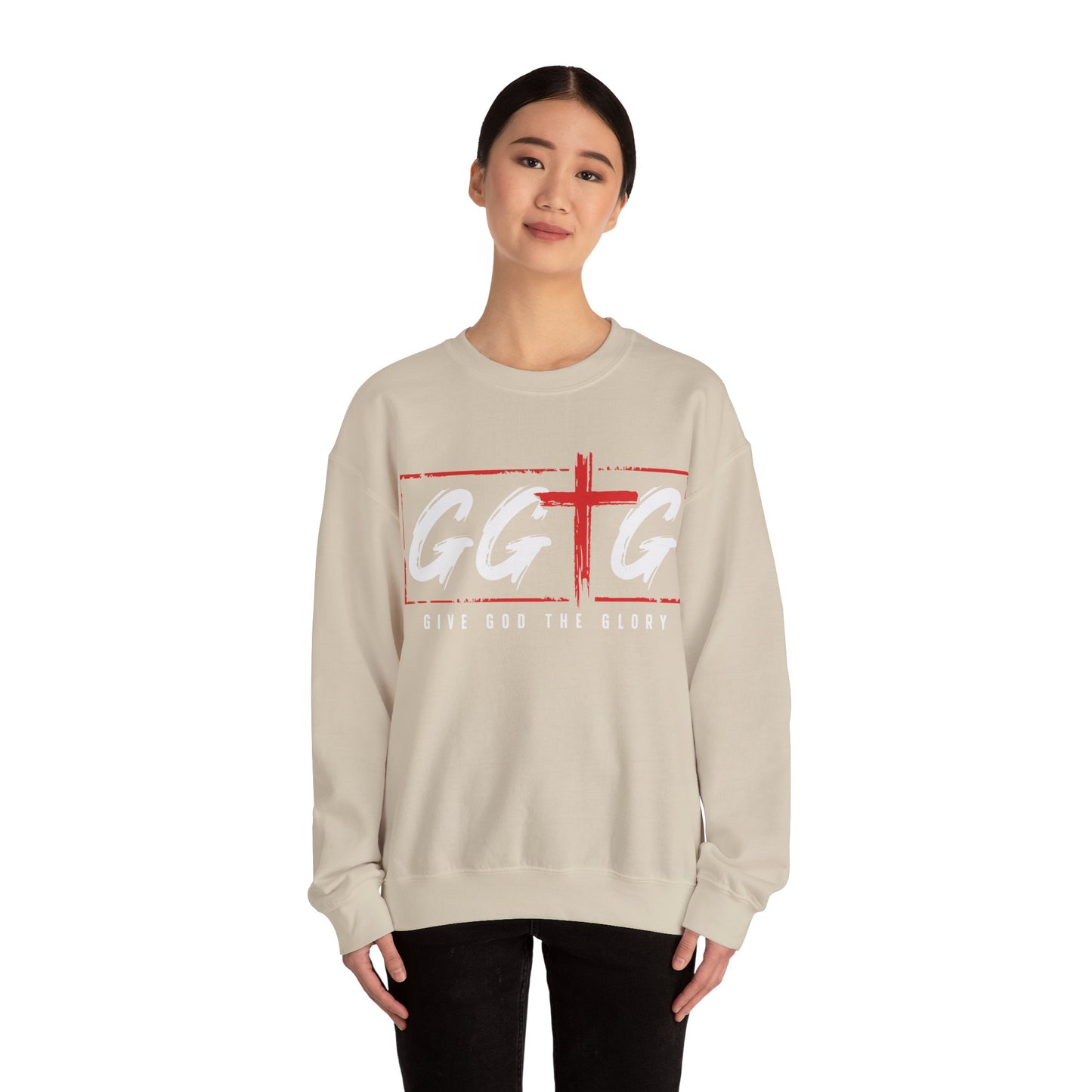 Inspiring Unisex Crewneck Sweatshirt - "Tell Your Story" Design