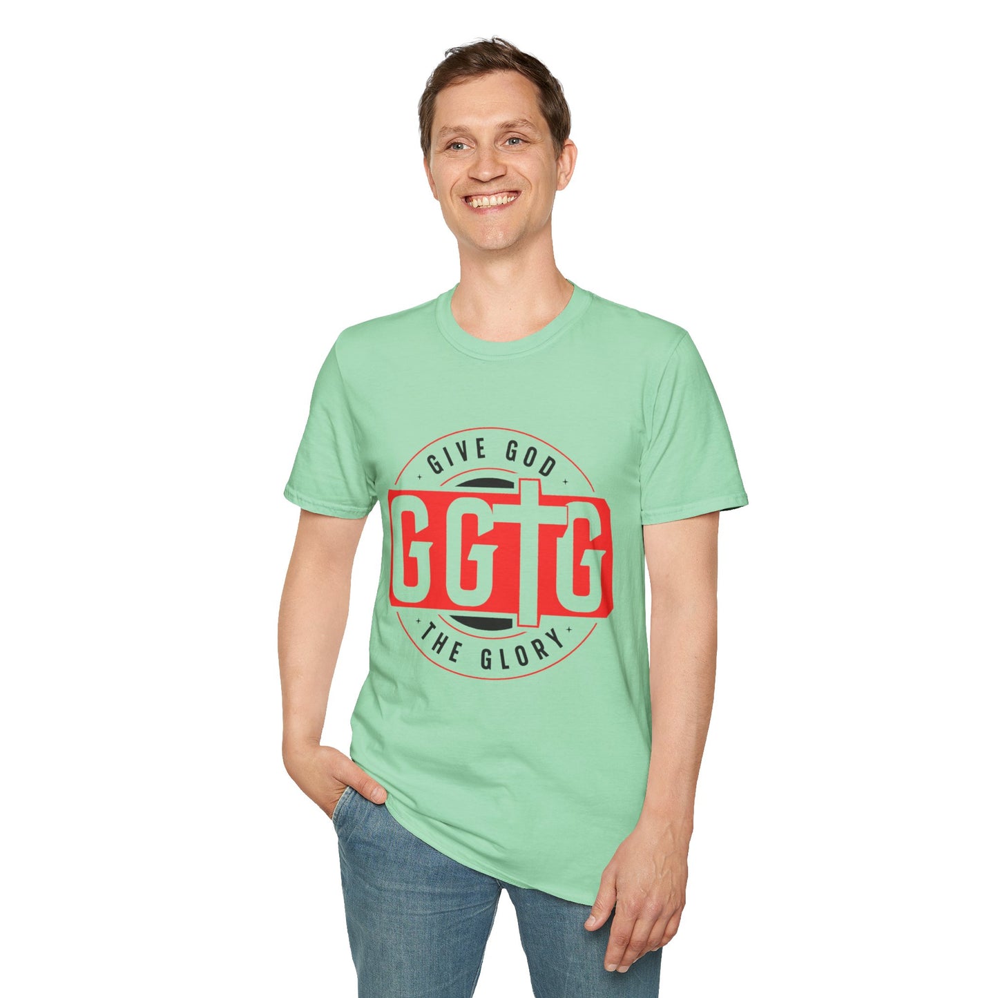 Inspirational Unisex T-Shirt - "Give God The Glory" & "Tell Your Story"