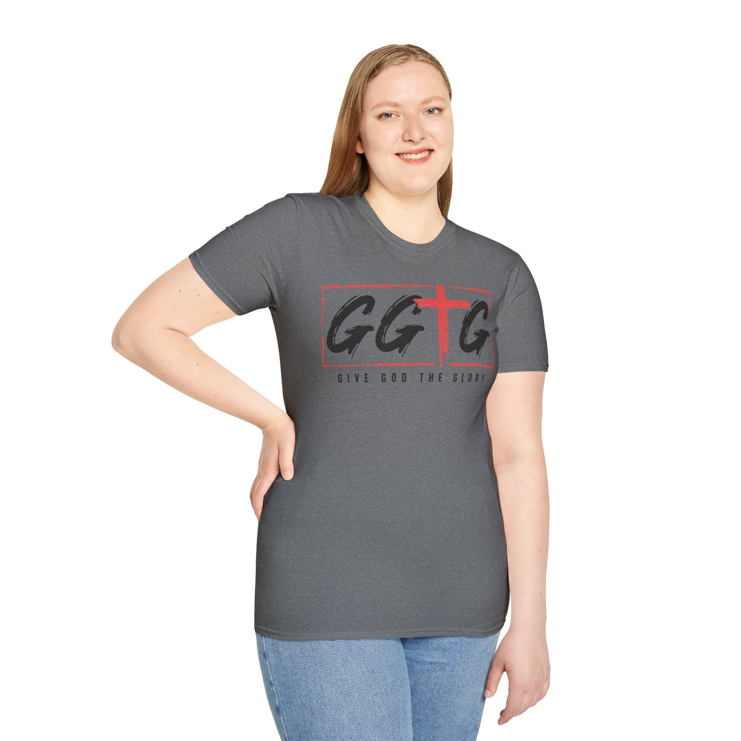 Unisex Inspirational T-Shirt - 'Give God the Glory' & 'Tell Your Story'