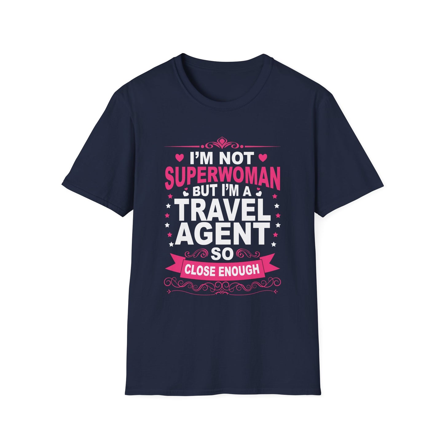 Travel Agent T-Shirt — "Super Woman 2 Travel Agent" Graphic Tee