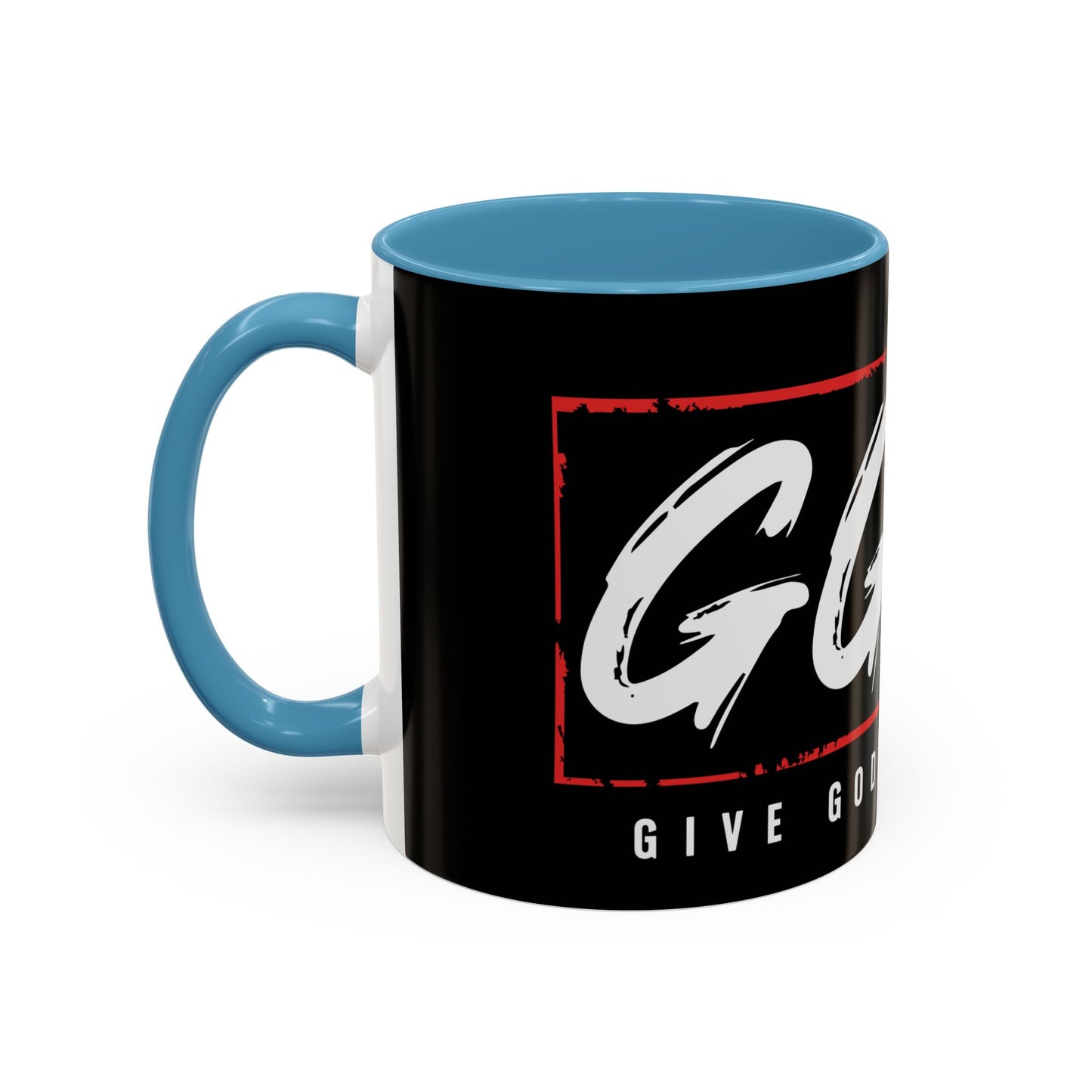 Inspirational Accent Coffee Mug - "Give God the Glory" - Perfect for Faith-Based Gifts