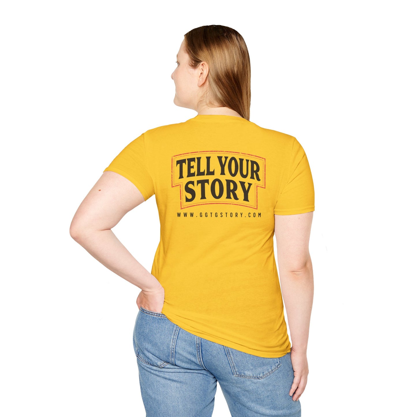 Inspirational Unisex T-Shirt - "Give God The Glory" & "Tell Your Story"
