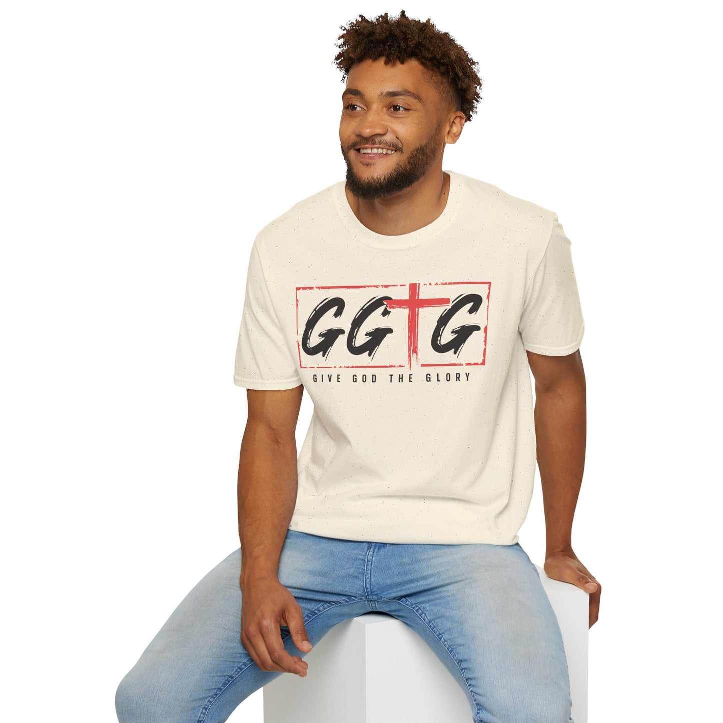 Unisex Inspirational T-Shirt - 'Give God the Glory' & 'Tell Your Story'