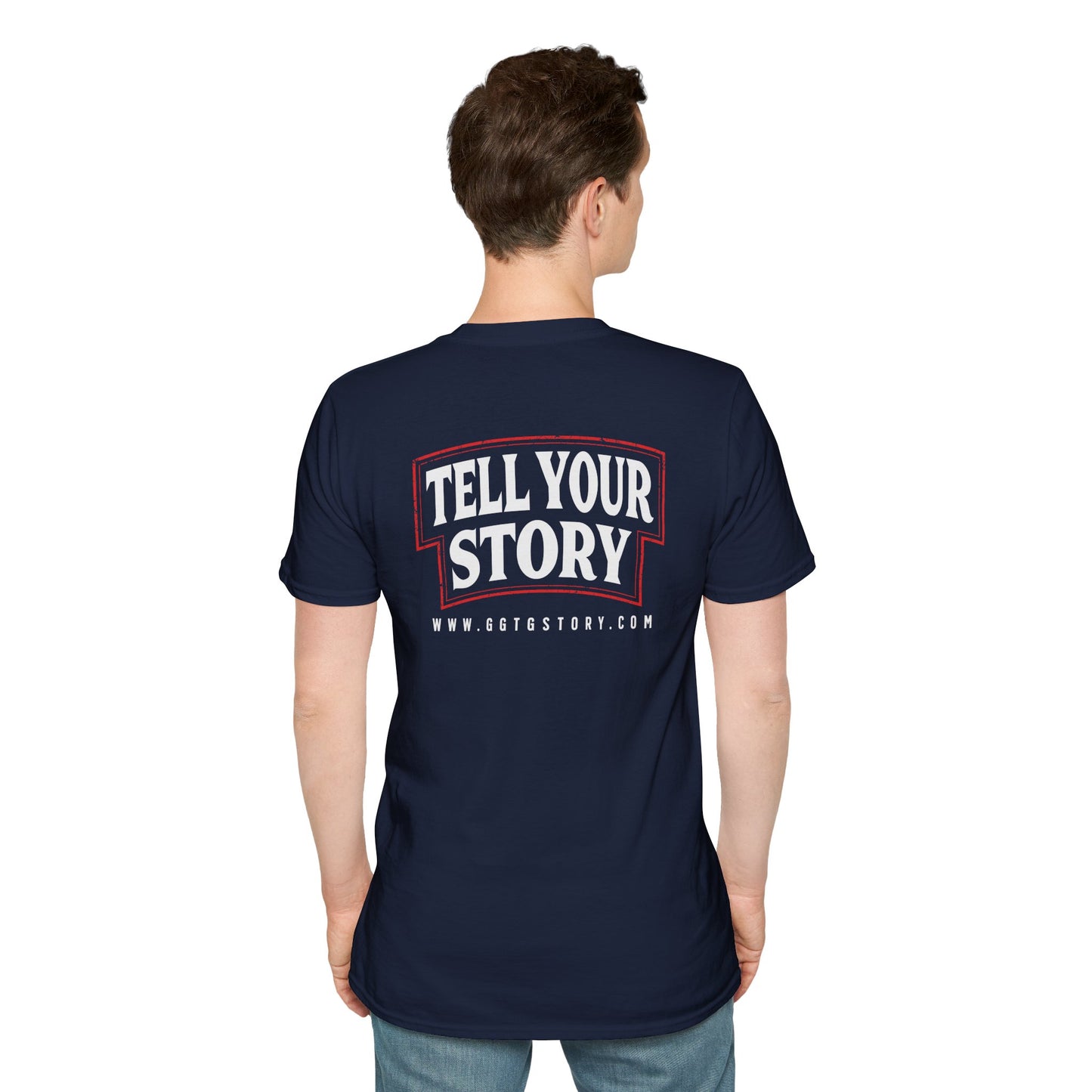 Unisex Softstyle T-Shirt - 'Give God the Glory & Tell Your Story' Inspirational Tee