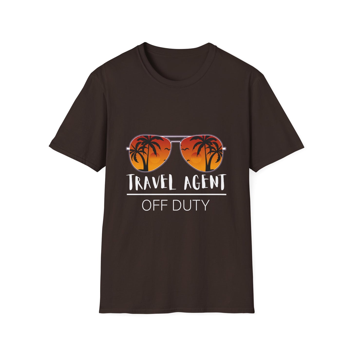 Travel Agent T-Shirt — "Off Duty - Travel Agent" Graphic Tee